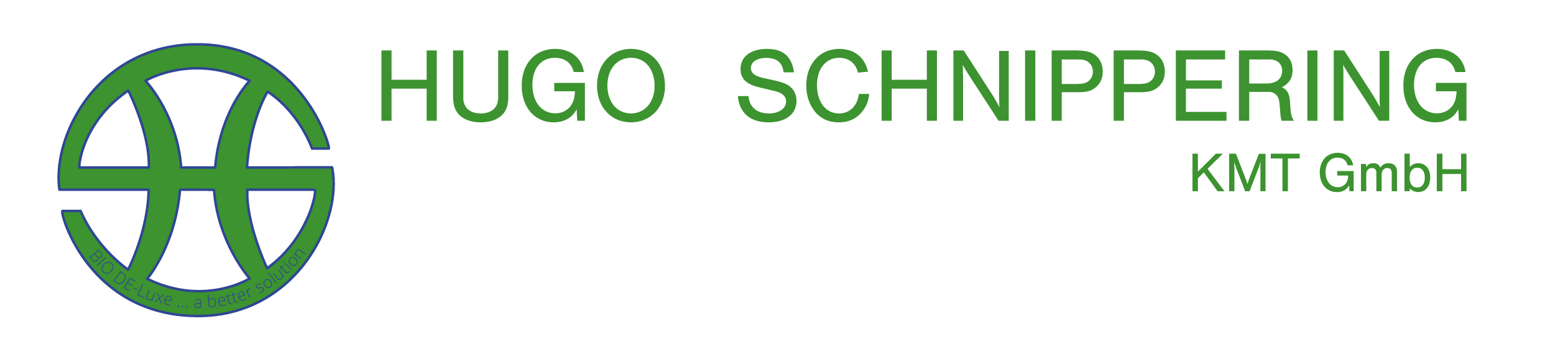 Hugo Schnippering Logo und Schriftzug BIO-DE-Luxe